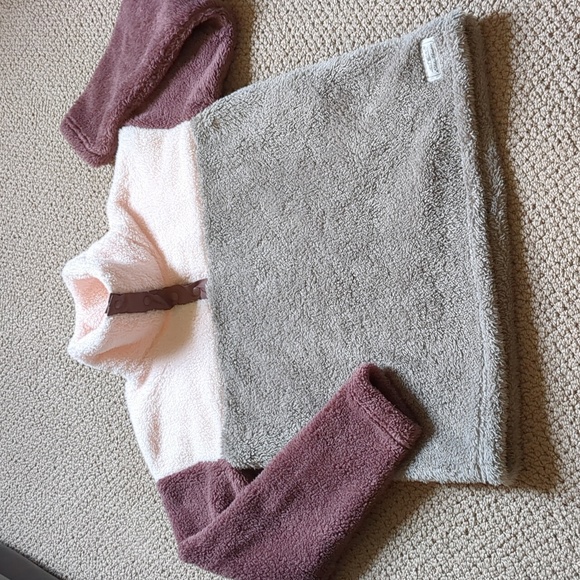 Eddie Bauer 1/4 snap color block Fleece Pullover M - Picture 8 of 12